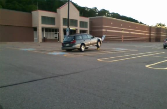 cant park there