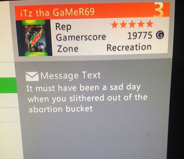 xbox insults