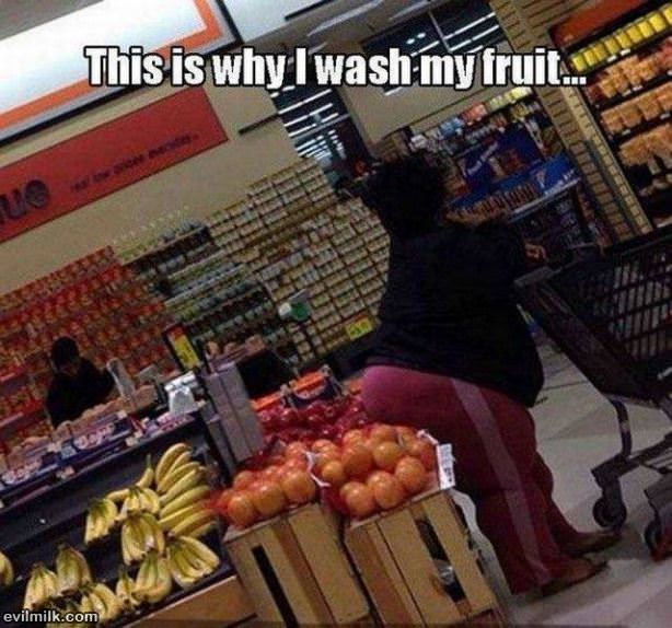 A Good Reason To Wash Your Fruit