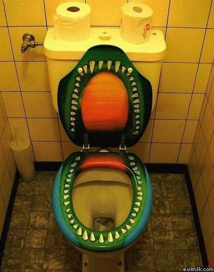 Alligator Toilet