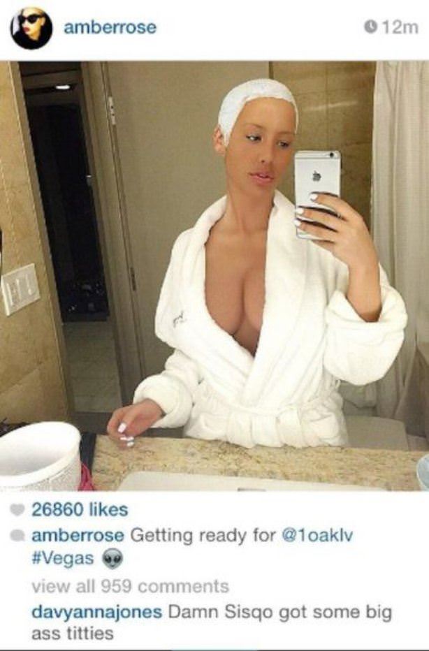Amber Rose Getting Ready