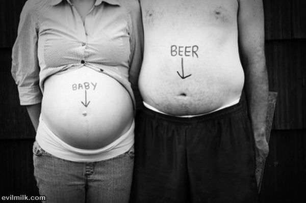 Baby And Beer