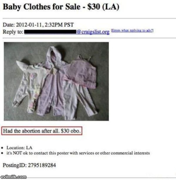 Baby Clothes For Sale