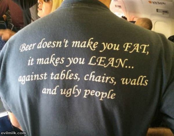 Beer Makes You Lean