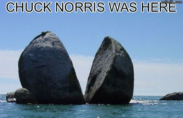 Chuck Norris Was Here