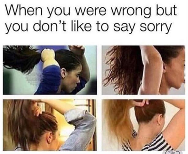 Do Not Like Saying Sorry