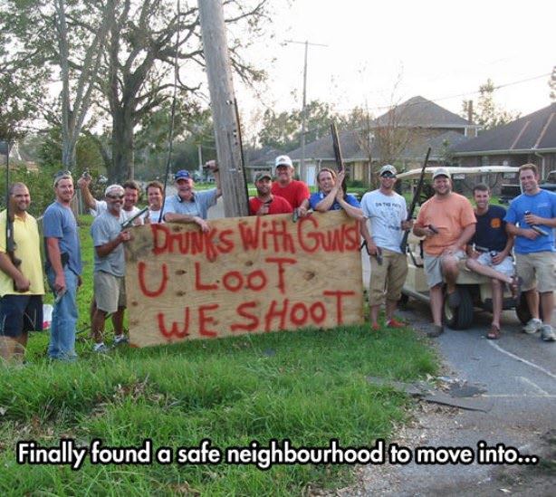 Finally A Safe Neighborhood
