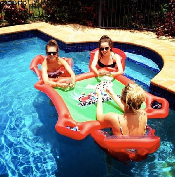 Floating Poker Table