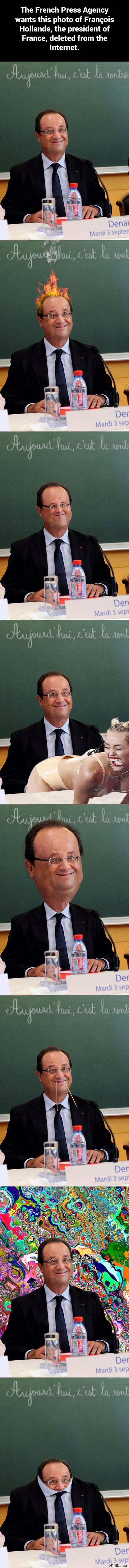 Francois Hollande Photoshop