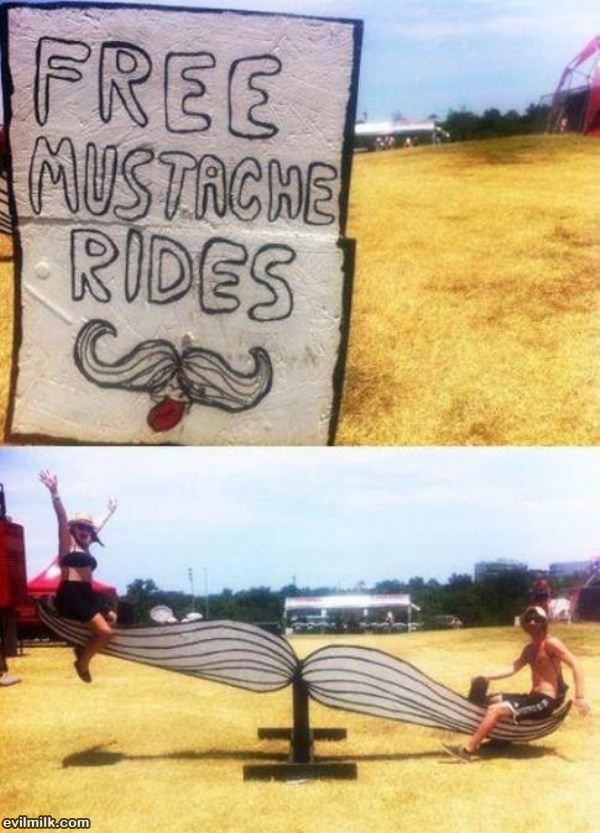 Free Mustache Rides