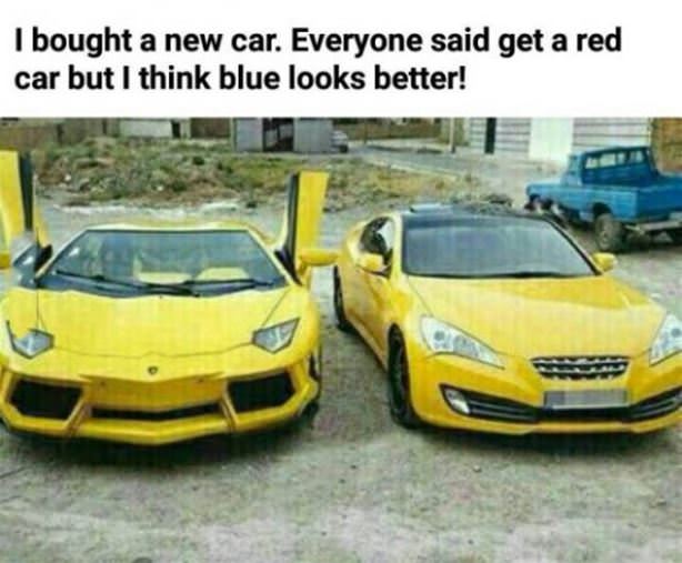 Get A Red One They Said