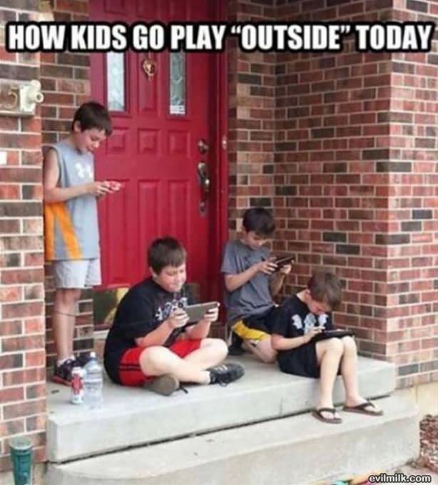 How Kids Go Play Outside