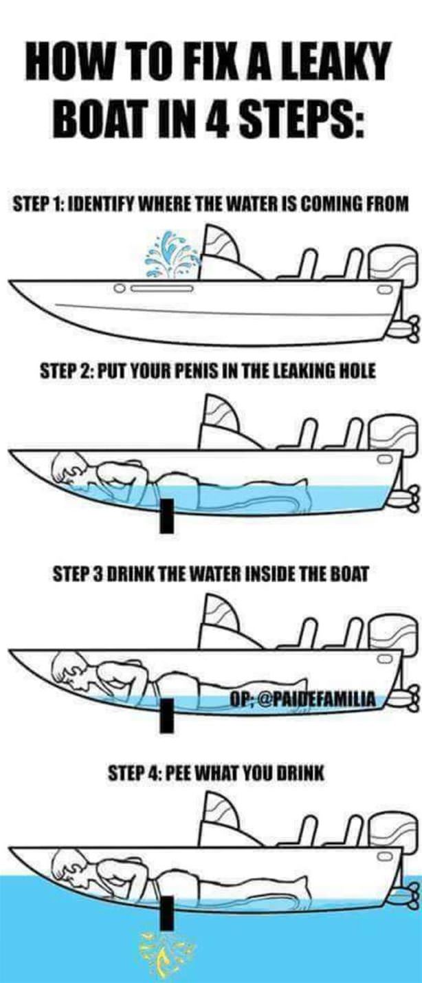 How To Fix A Boat Leak