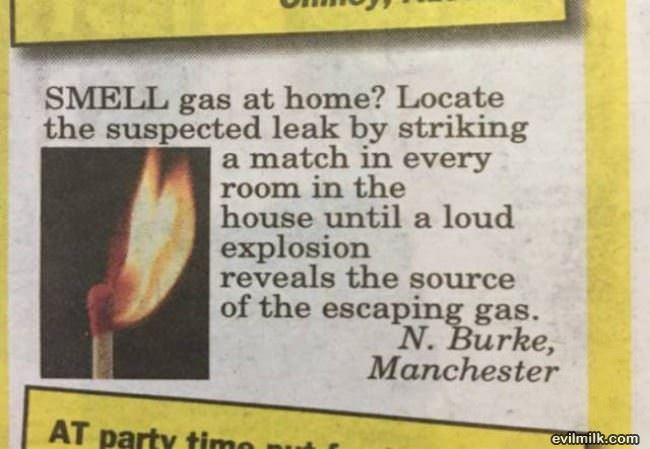 How To Locate A Gas Leak