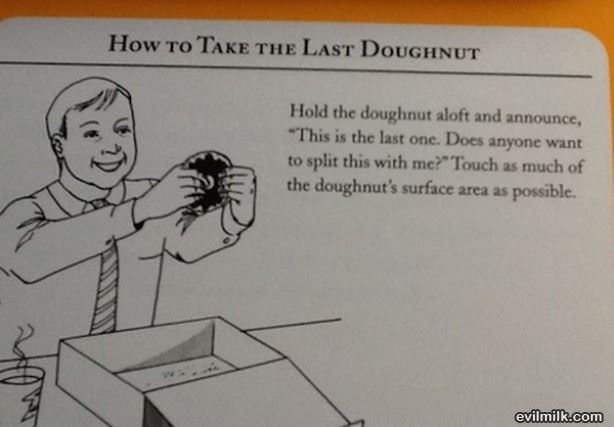 How To Take The Last Doughnut