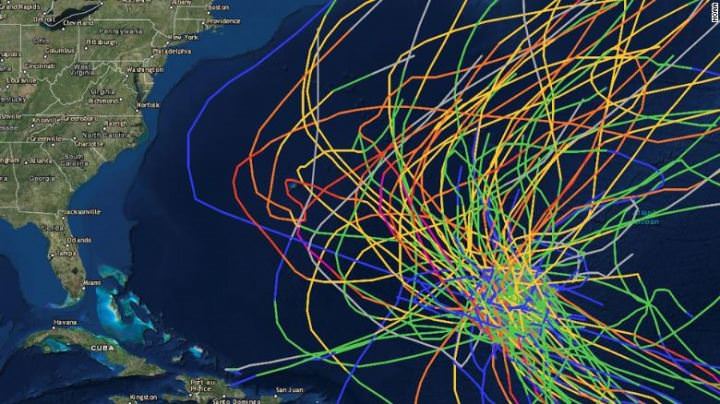 Hurricane Paths