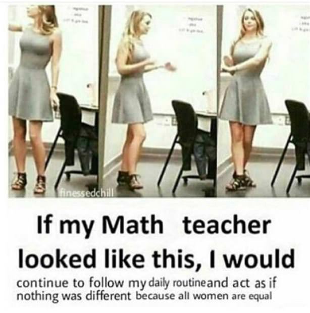 If My Math Teacher Looked Like This