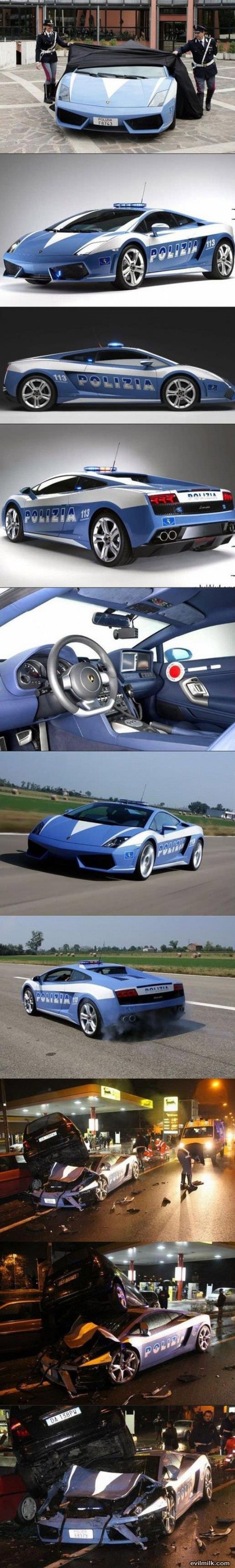 Italian Lambo Police