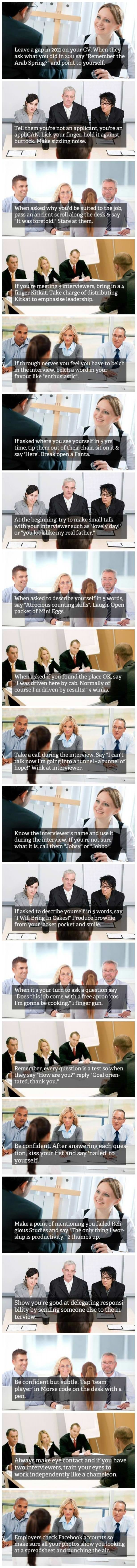 Job Interview Pro Tips