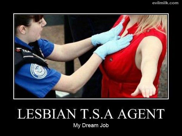 Lesbian T S A Agent