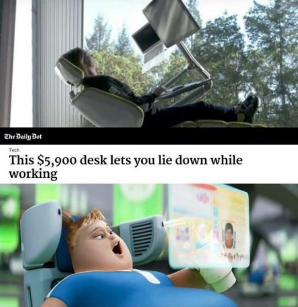 Lie-down-while-working