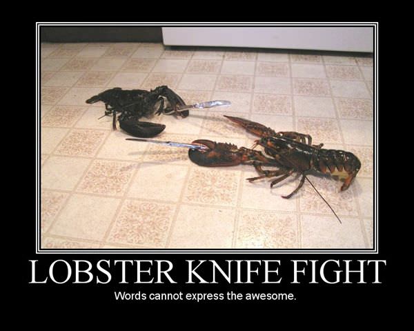 Lobster Knife Fight