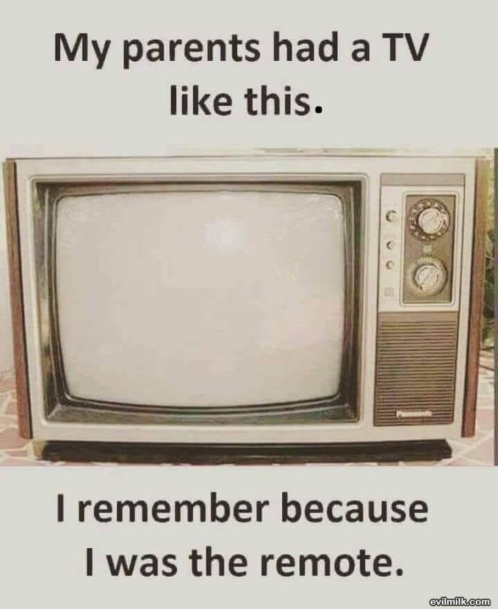 My Parents Had A Tv Like This