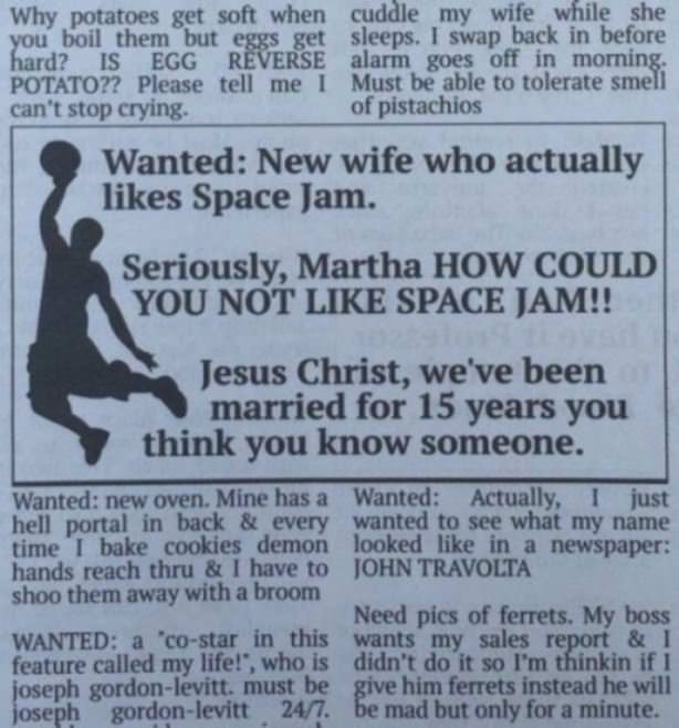 New Wife Wanted