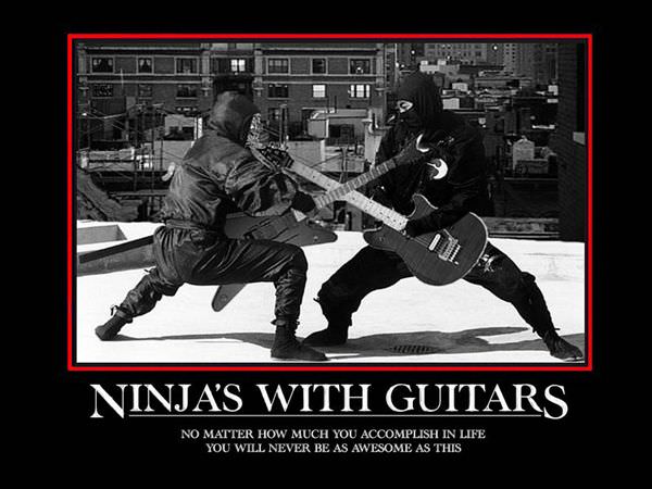 Ninjas With Guitars