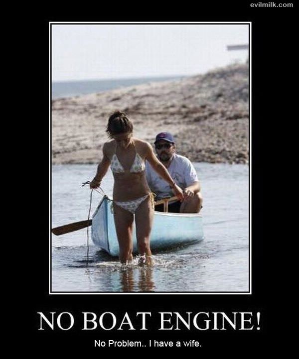 No Boat Engine
