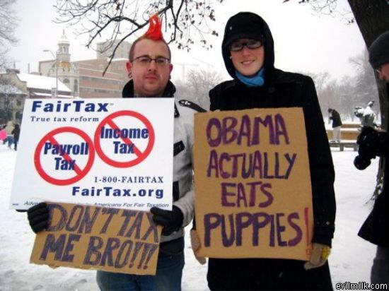 Obama Eats Puppies