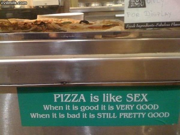 Pizza Is Like