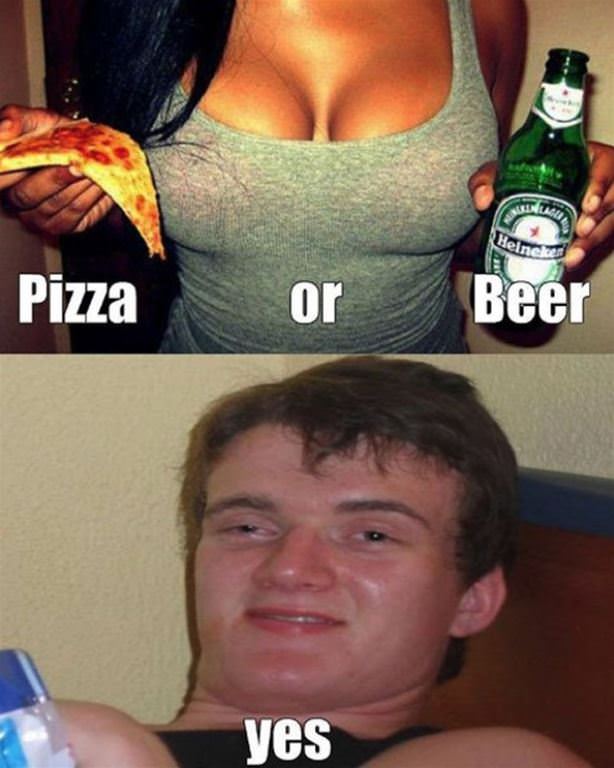 Pizza Or Beer