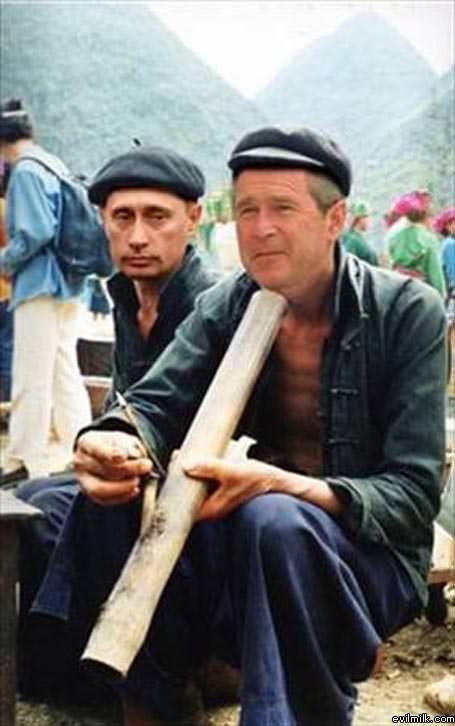 Putin And Bush