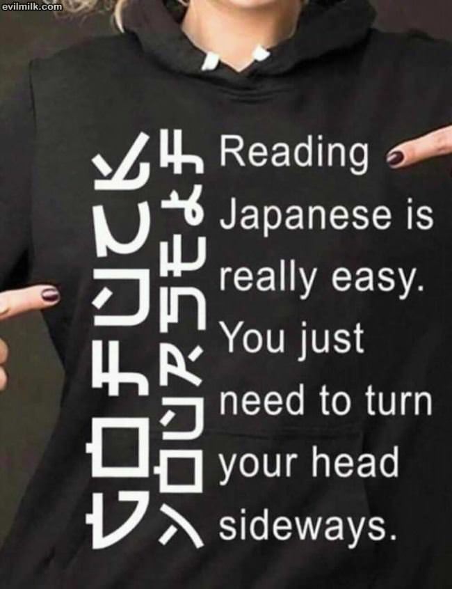 Reading Japanese Is Easy