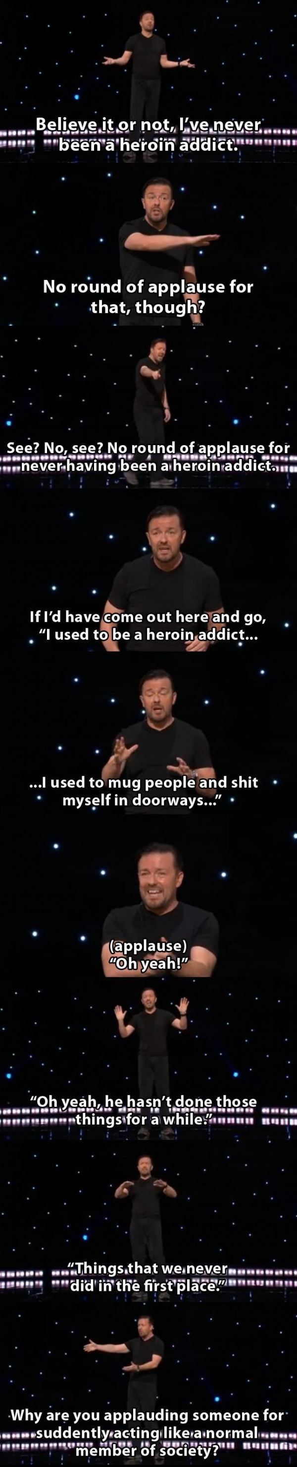 Ricky Gervais Recovery