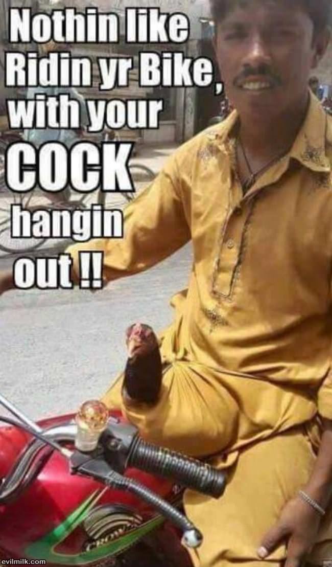 Riding With Your Cock Out