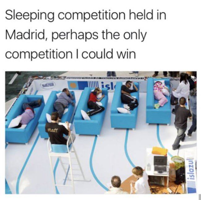 Sleeping Competition