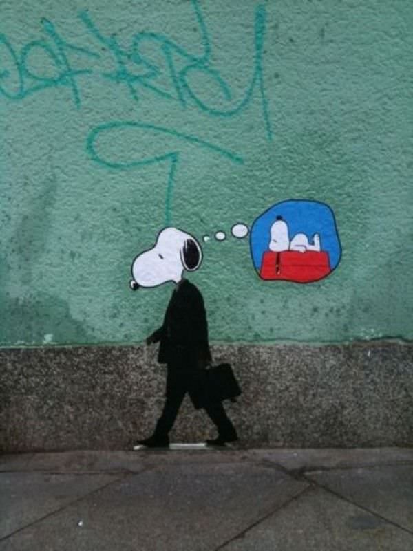 Snoopy Has A Job Now