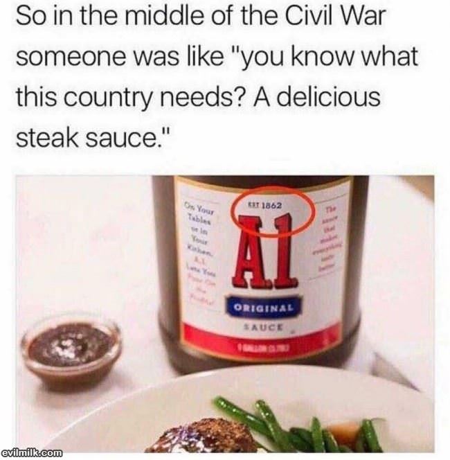 Steak Sauce Is What We Need