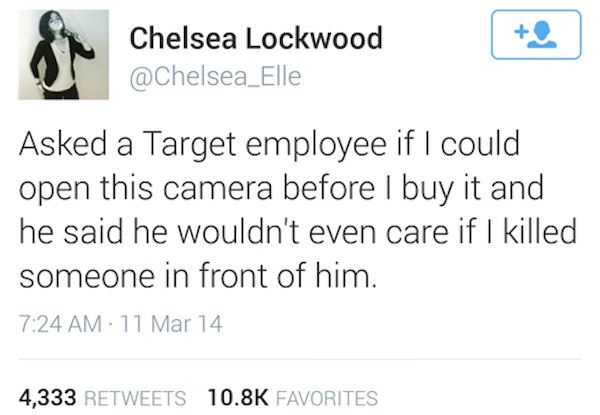 Target Employees Are Helpful