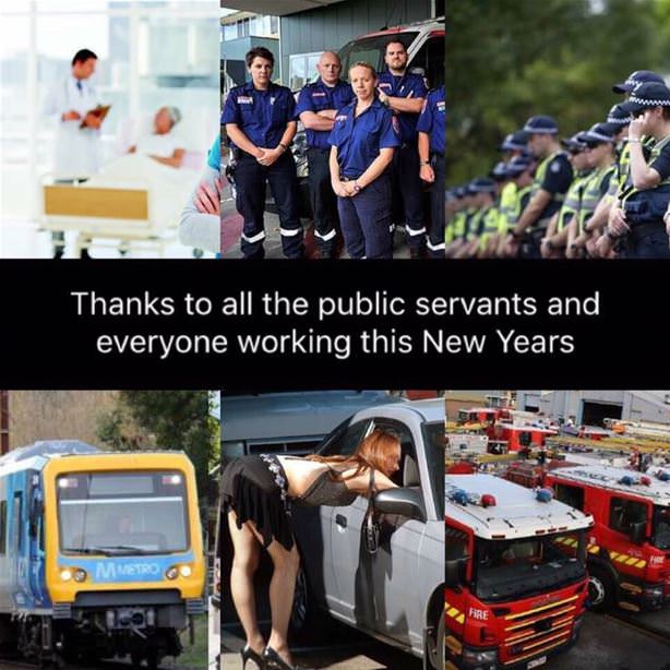 Thanks To All Those Public Servants