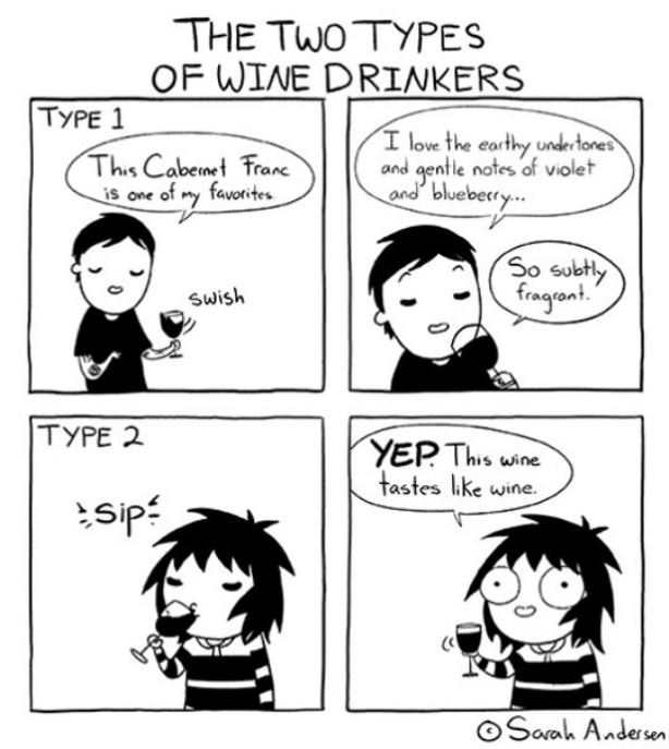 There Are 2 Types Of Wine Drinkers