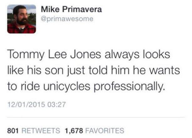 Tommy Lee Jones Face