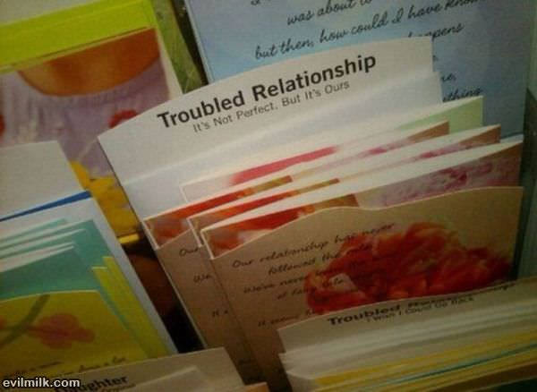 Trouble Relationship Card