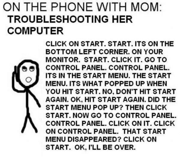 Troubleshooting With Mom