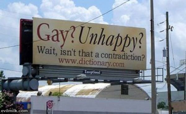 Unhappy Gays