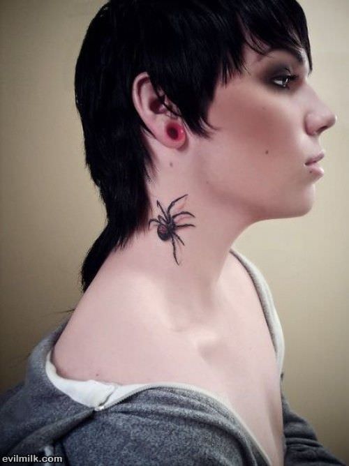 Weird Spider Tattoo