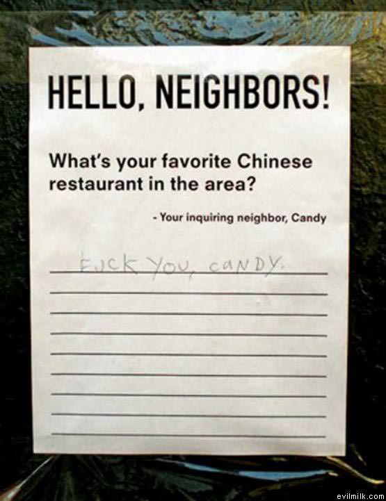 Welcome To The Neighborhood