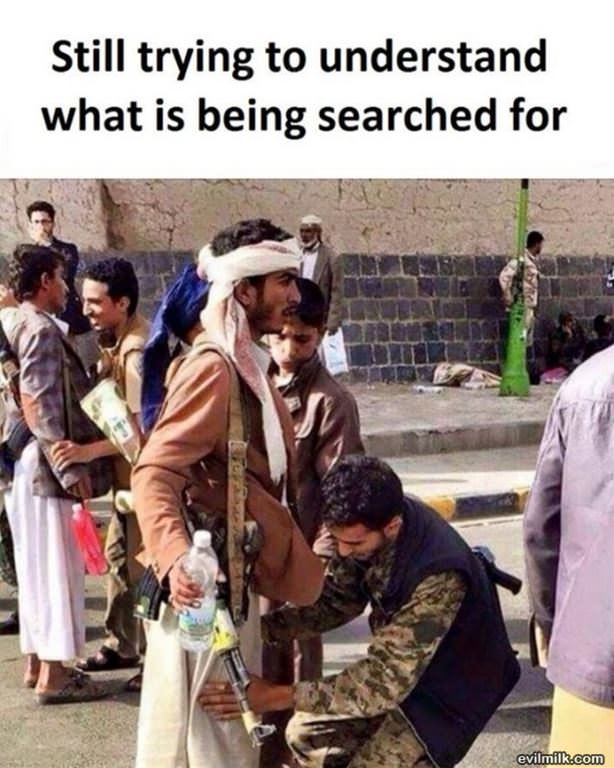 What Is He Being Searched For